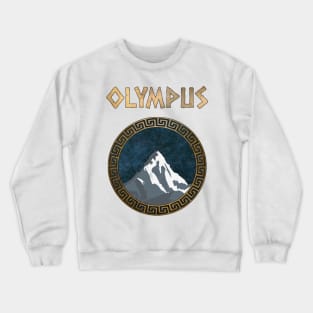 Olympus Ancient Greece Mount Olympus Greek Gods Symbol Crewneck Sweatshirt